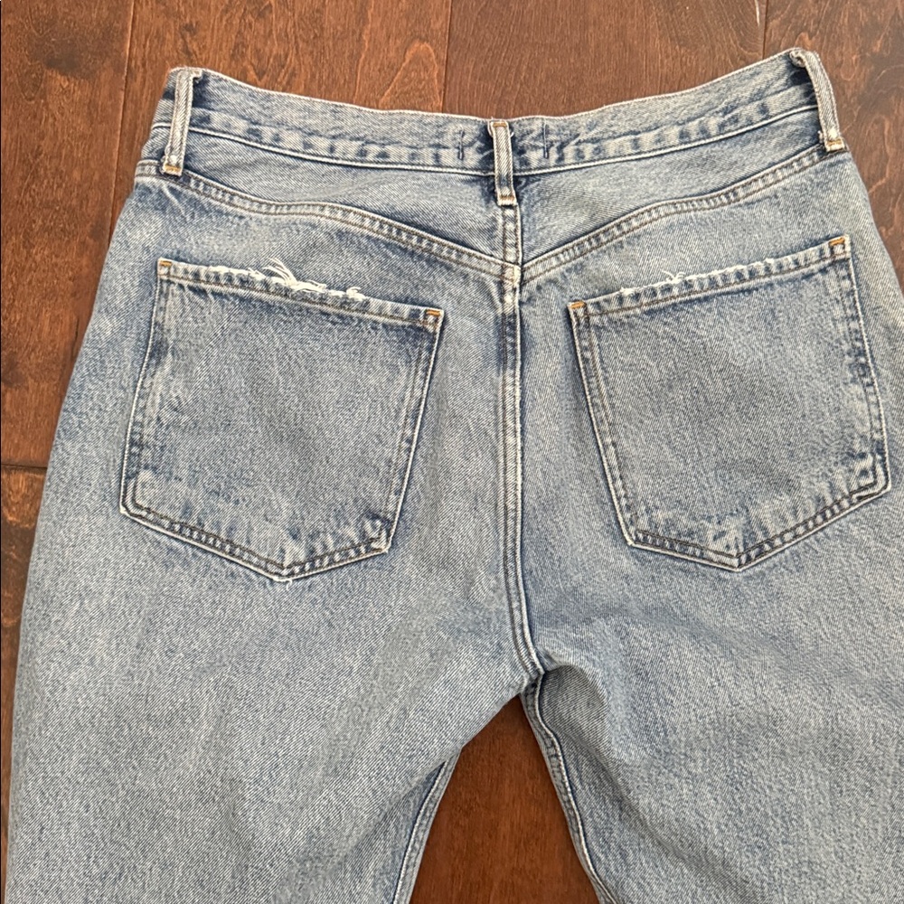 Agolde Riley High Rise Straight Crop Jeans 30 - Picture 11 of 11